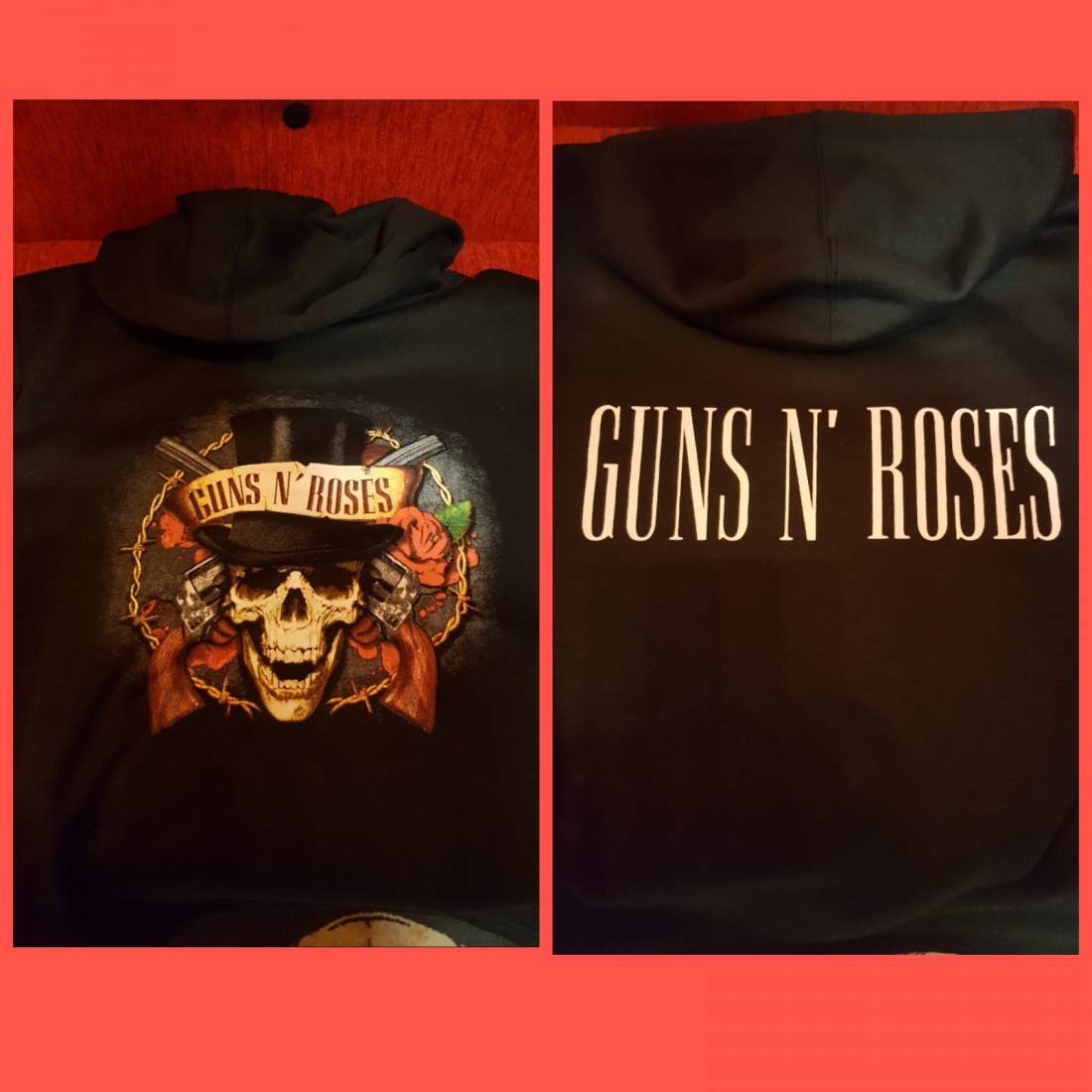 Guns N´ Roses - Distressed Skull BELEBÚJÓS PULÓVER