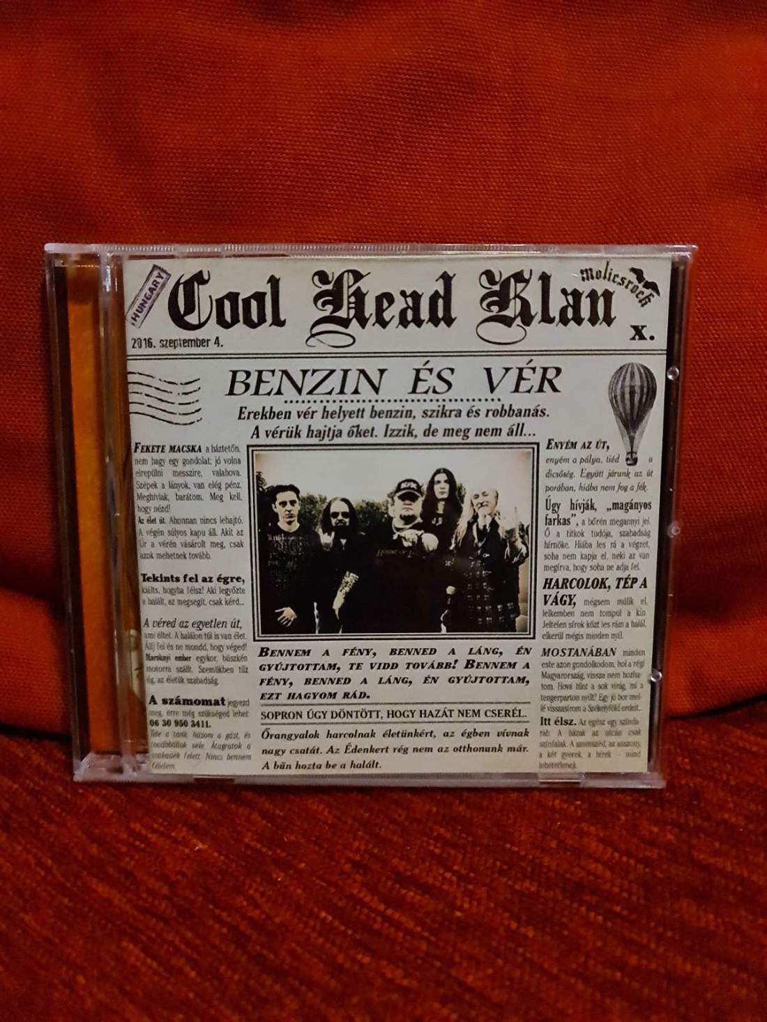 COOL HEAD KLAN - BENZIN ÉS VÉR CD